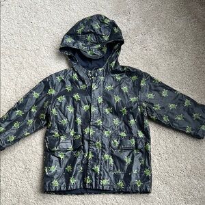 Kids Green Turtle Print Jacket